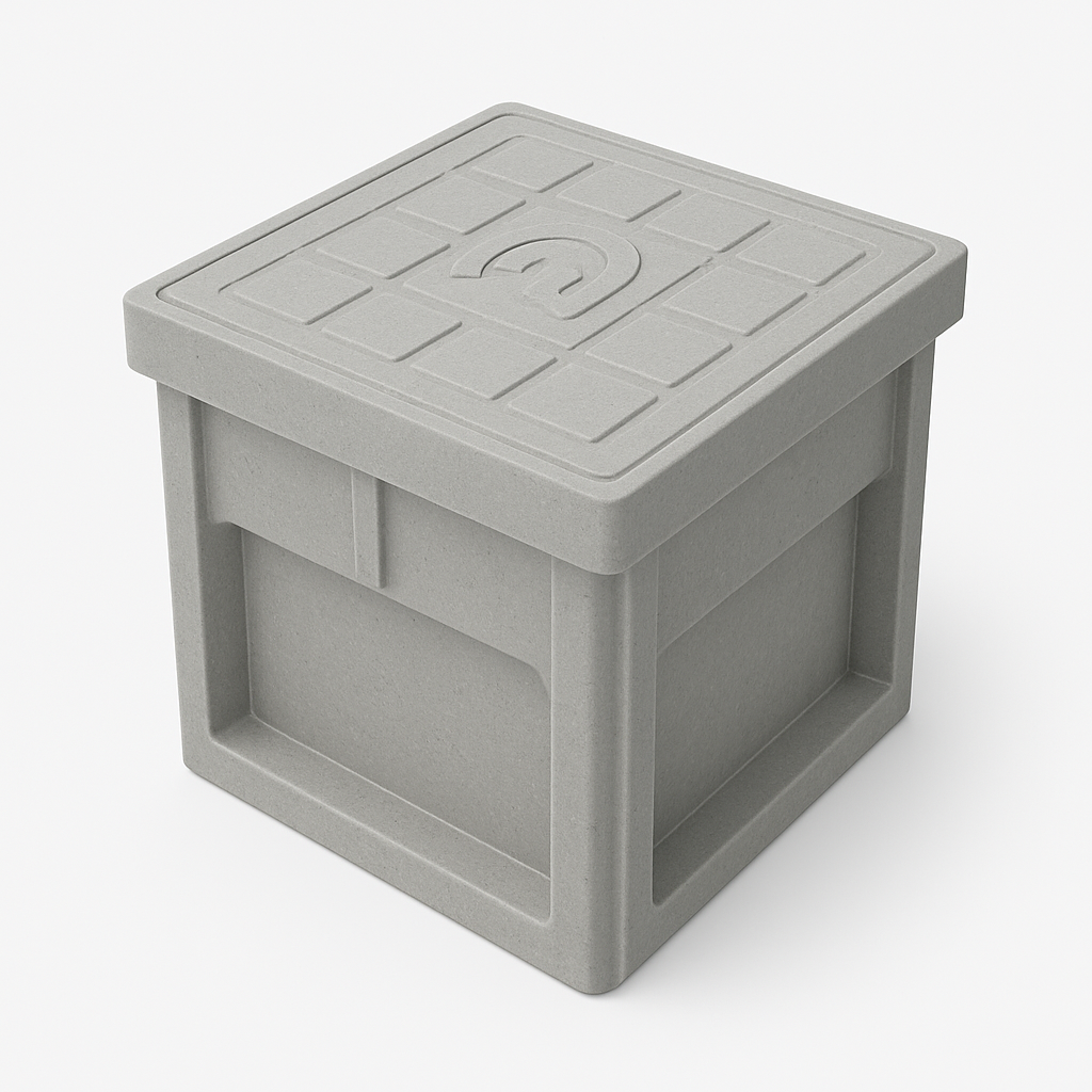 FRP KUTU 520x520x500 mm